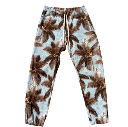Kelia Unisex Jogger Pant -Jungle Palm
