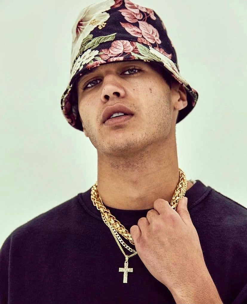 Kona Bucket Hat | White Hibiscus