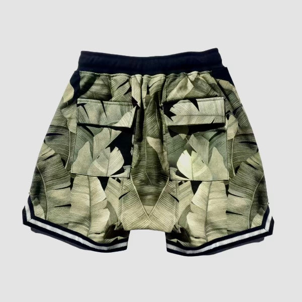 Alepeleke Basketball Short | Black Banana Leaf