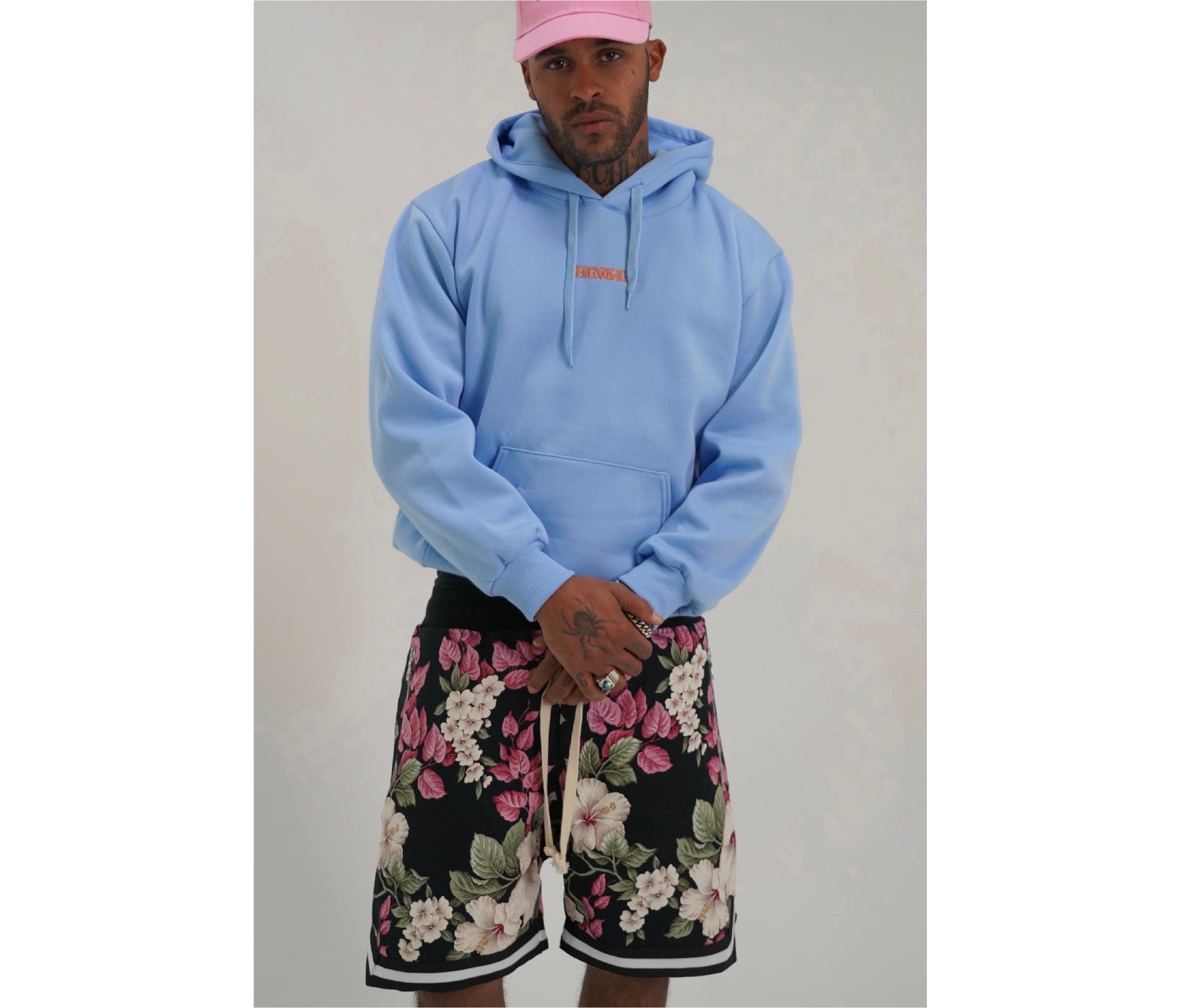 Hawaiian hibiscus trim store basketball shorts