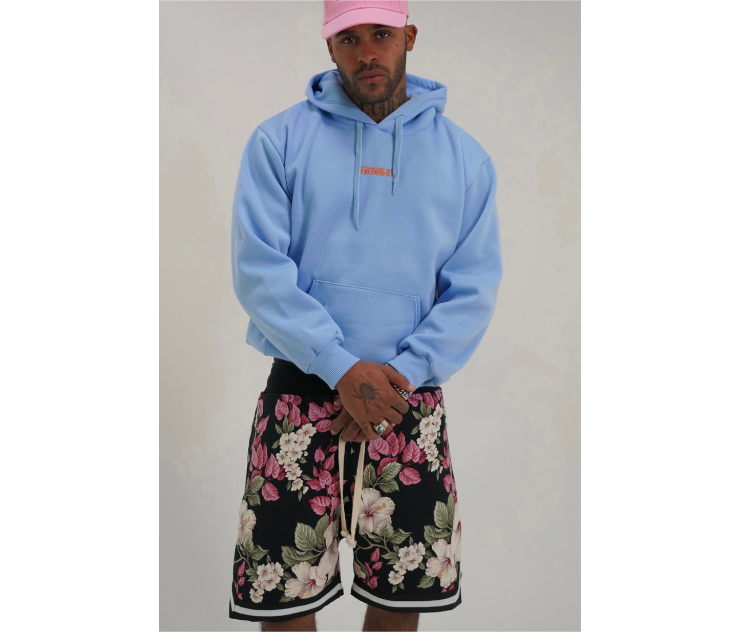 Alepeleke Basketball Short | White Hibiscus