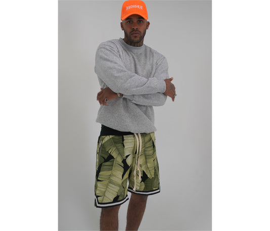 Alepeleke Basketball Short | Black Banana Leaf
