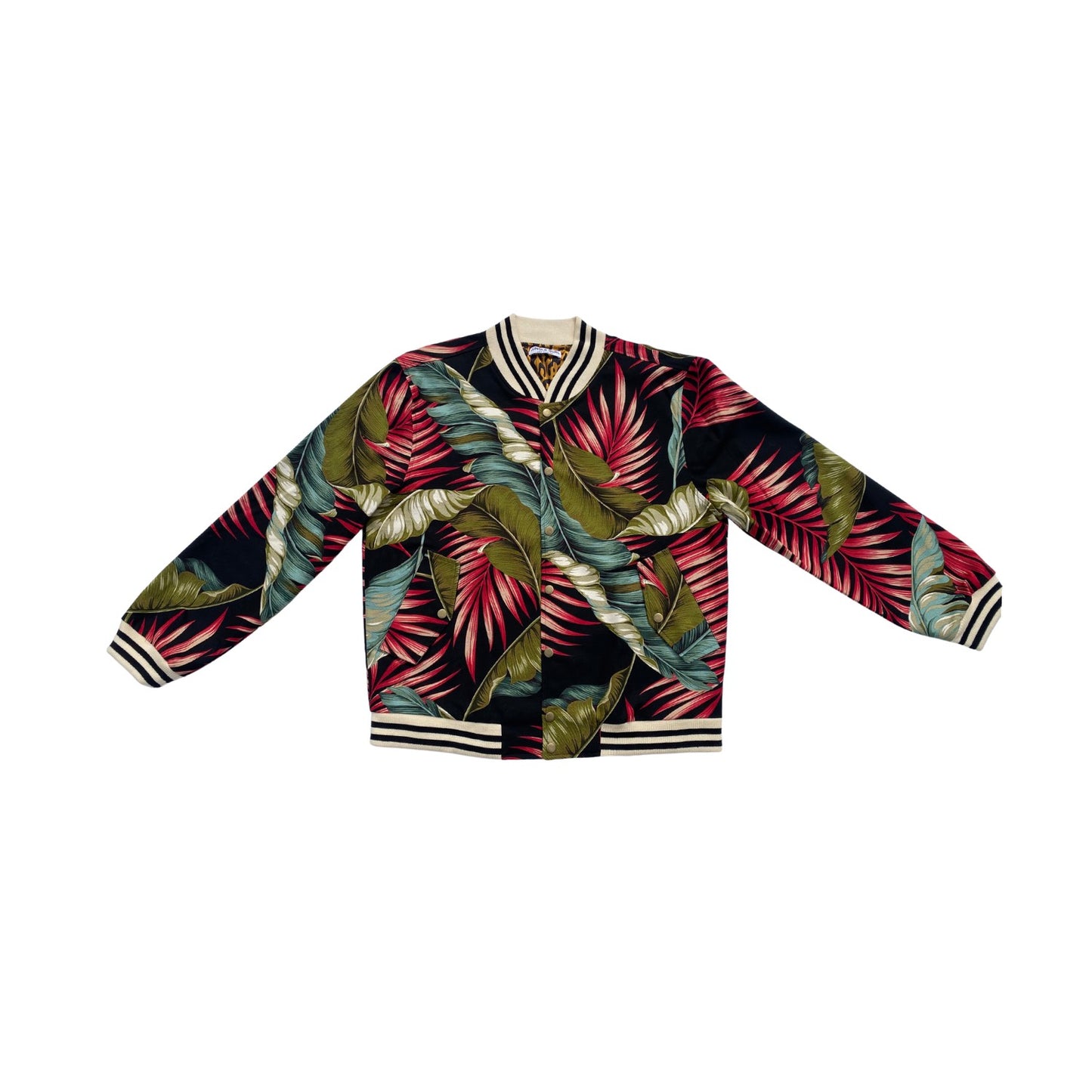 Kainoa Baseball Jacket - Red Palm