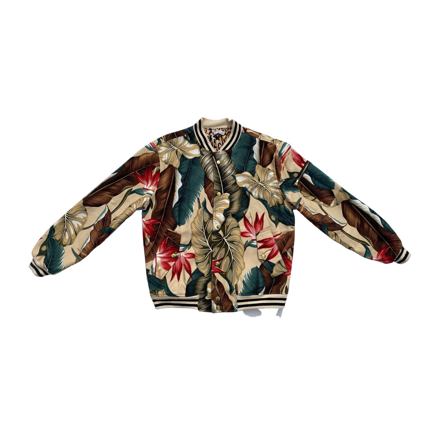 Kainoa Baseball Jacket - Bird of Paradise