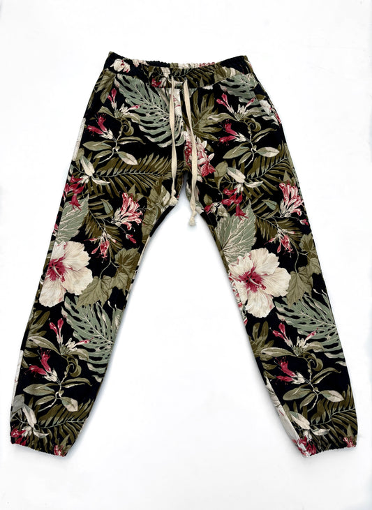 Kelia Unisex Jogger Pant -Tropical Army