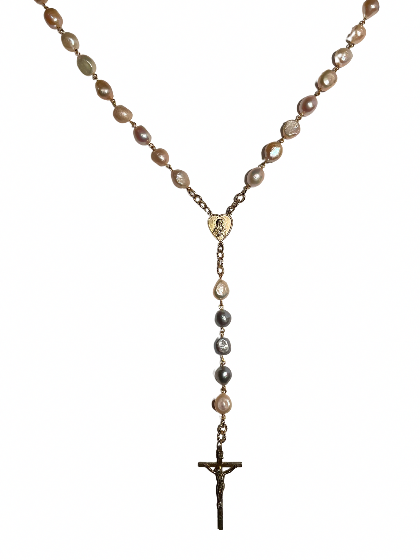 Handmade Freshwater Pearl Vintage Rosary